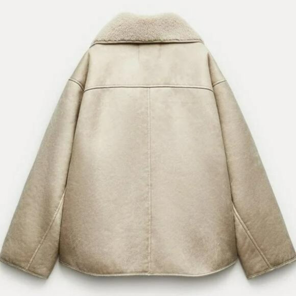 Zara ZW Collection Double-Face Jacket NWOT - Picture 8 of 16
